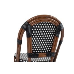 Krzesło CAFE PARIS brązowe rattan
